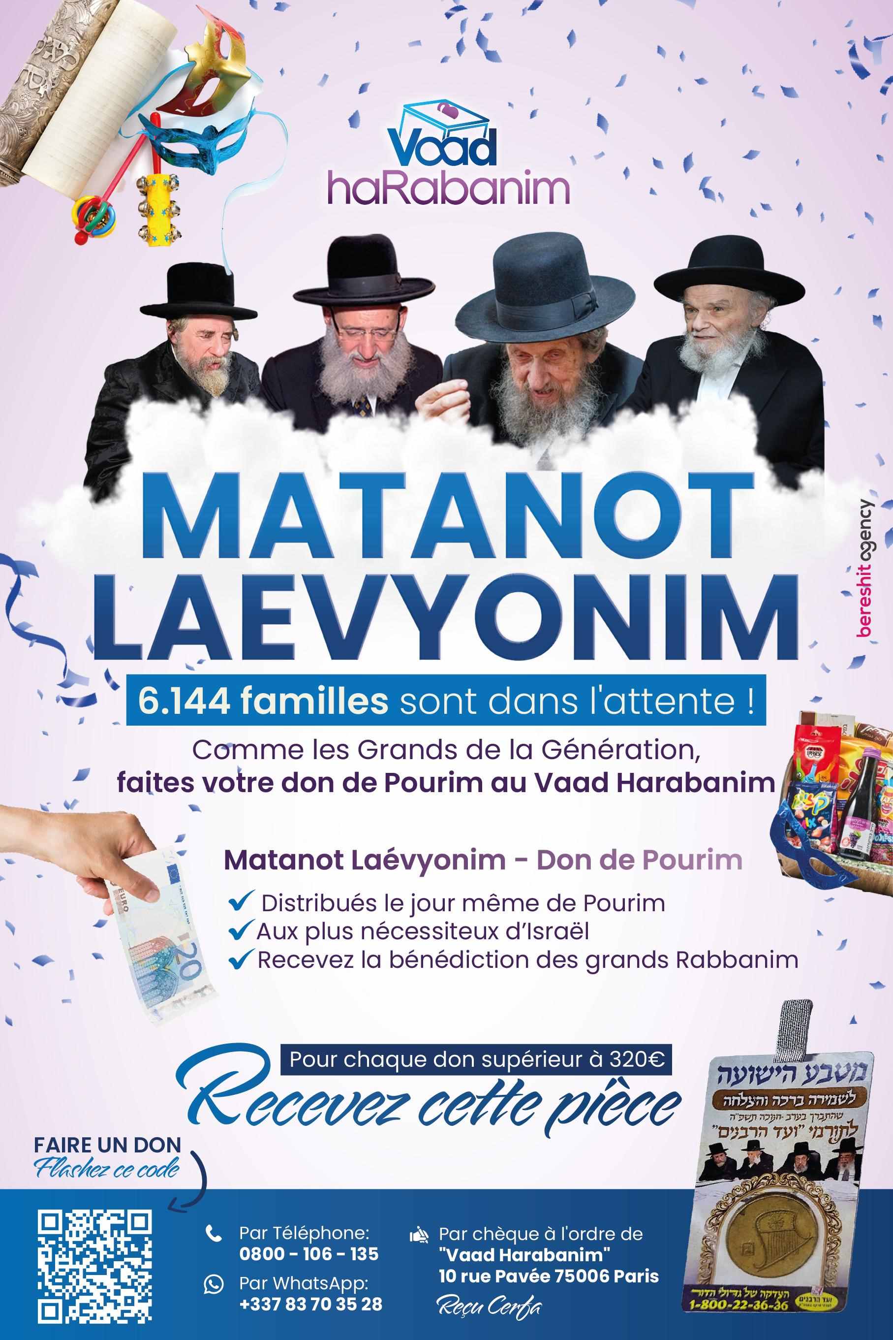 JE FAIS LA MITZVAH DE POURIM