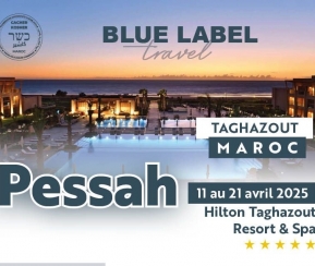 Voyages Cacher PESSAH à TAGHAZOUT   by BLUE LABEL TRAVEL - logo