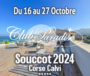 Club Paradise Corse Souccot 2024 - 2