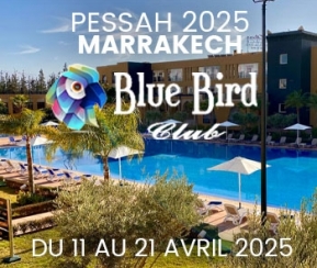 Voyages Cacher Blue Bird Club Marrakech Pessah - logo