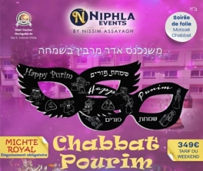 Voyages Cacher Niphla Events Chabbat Pourim - logo